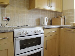 Dishwasher, high chair, cookware/dishes/utensils