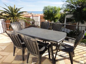 Outdoor dining - Apartments with swimming pool. Ref. Finca Simó-46 (Peñiscola)