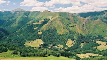 Vue depuis lâhĂ©bergement