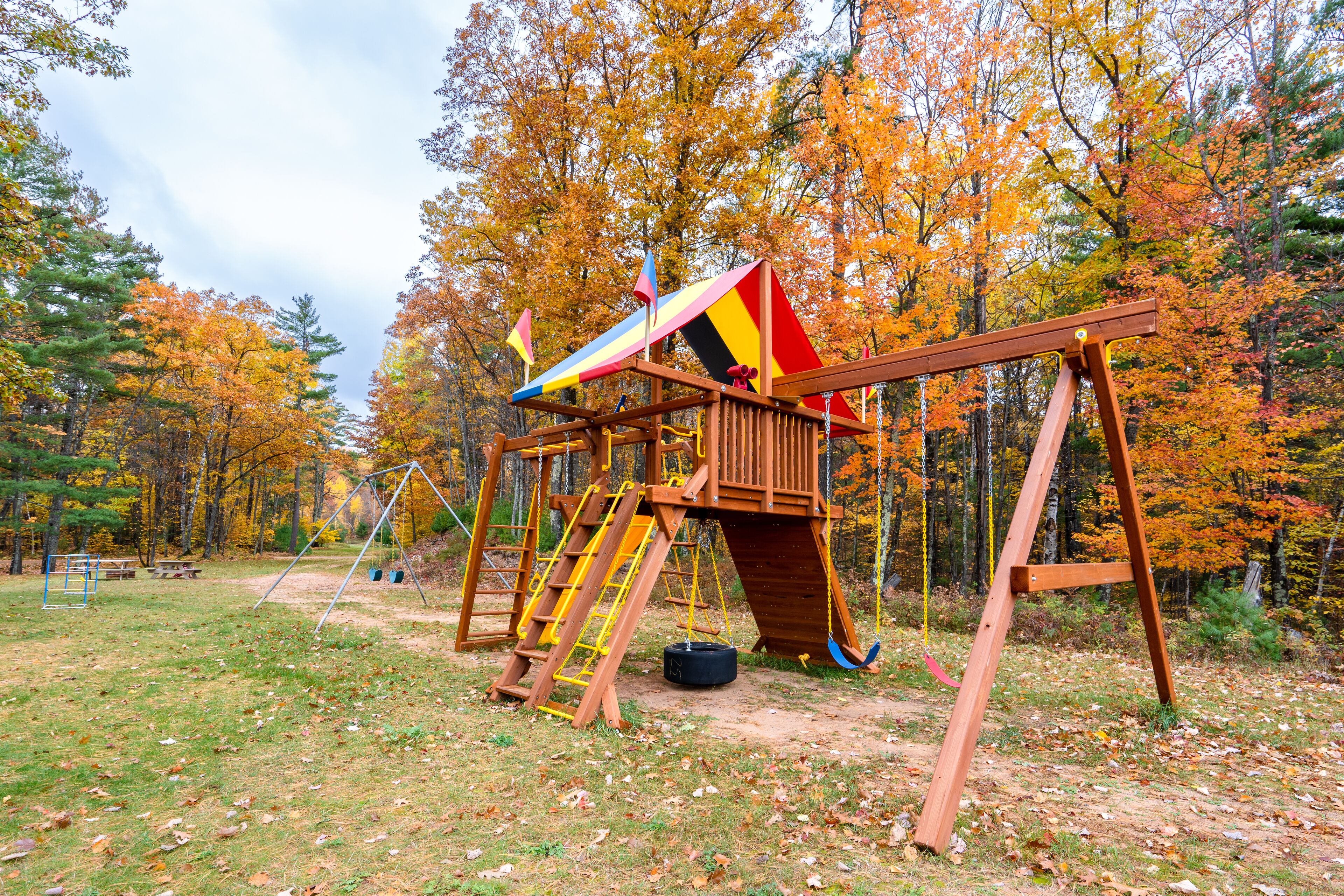 Área de juegos infantiles al aire libre