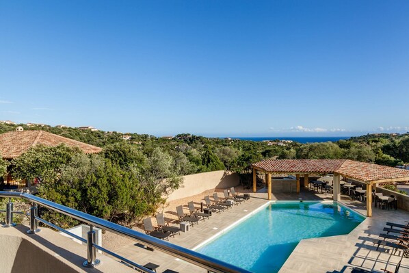 Blick von der Unterkunft