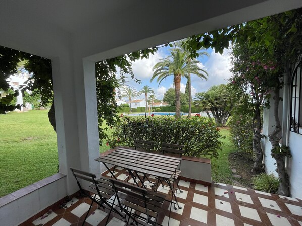 Restauration en plein air