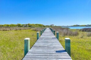 Property grounds - Legacy Beach House - Gorgeous 4BR Oceanfront Duplex! (North Topsail Beach)