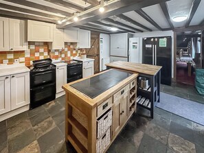Dishwasher, high chair, cookware/dishes/utensils