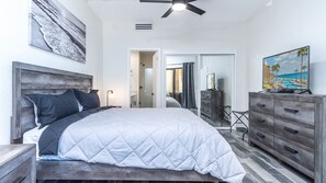 2 bedrooms, iron/ironing board, free WiFi, bed sheets
