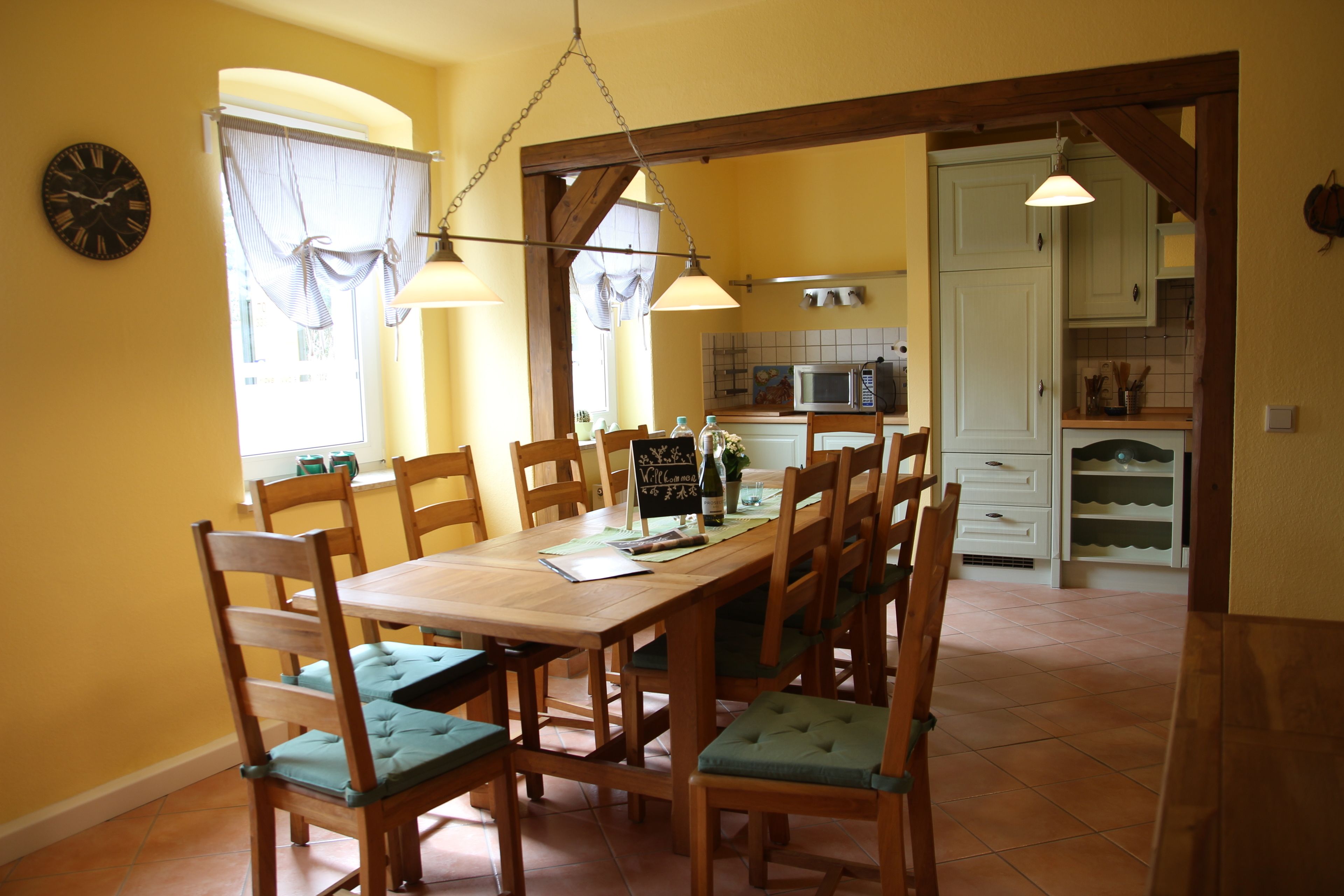 Casa familiar, 5 habitaciones, no fumadores, sauna | Cocina compartida | Frigorífico, microondas, placa de cocina y lavavajillas