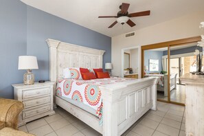 2 bedrooms, iron/ironing board, free WiFi, bed sheets - Sonoran Sea West 407 Ocean View Condo (Puerto Peñasco)