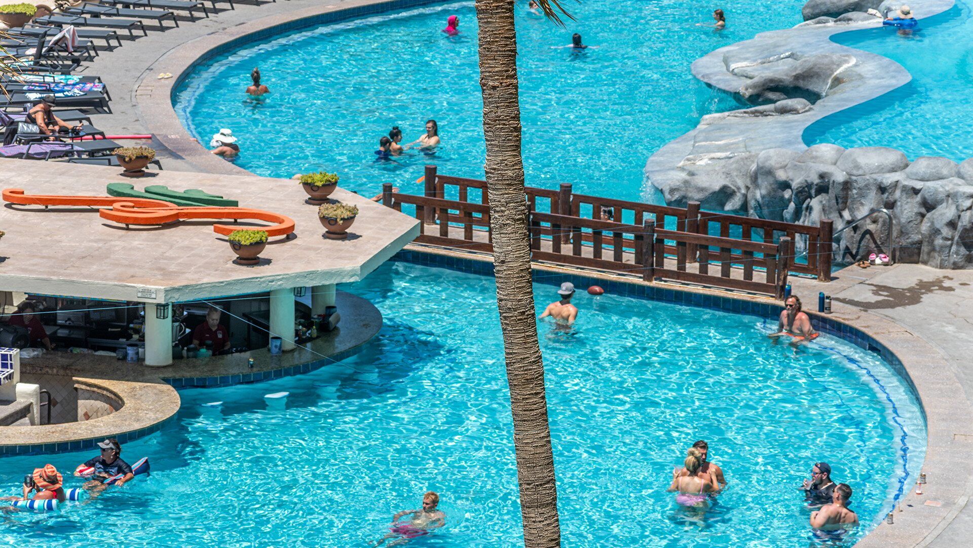 Una piscina climatizada