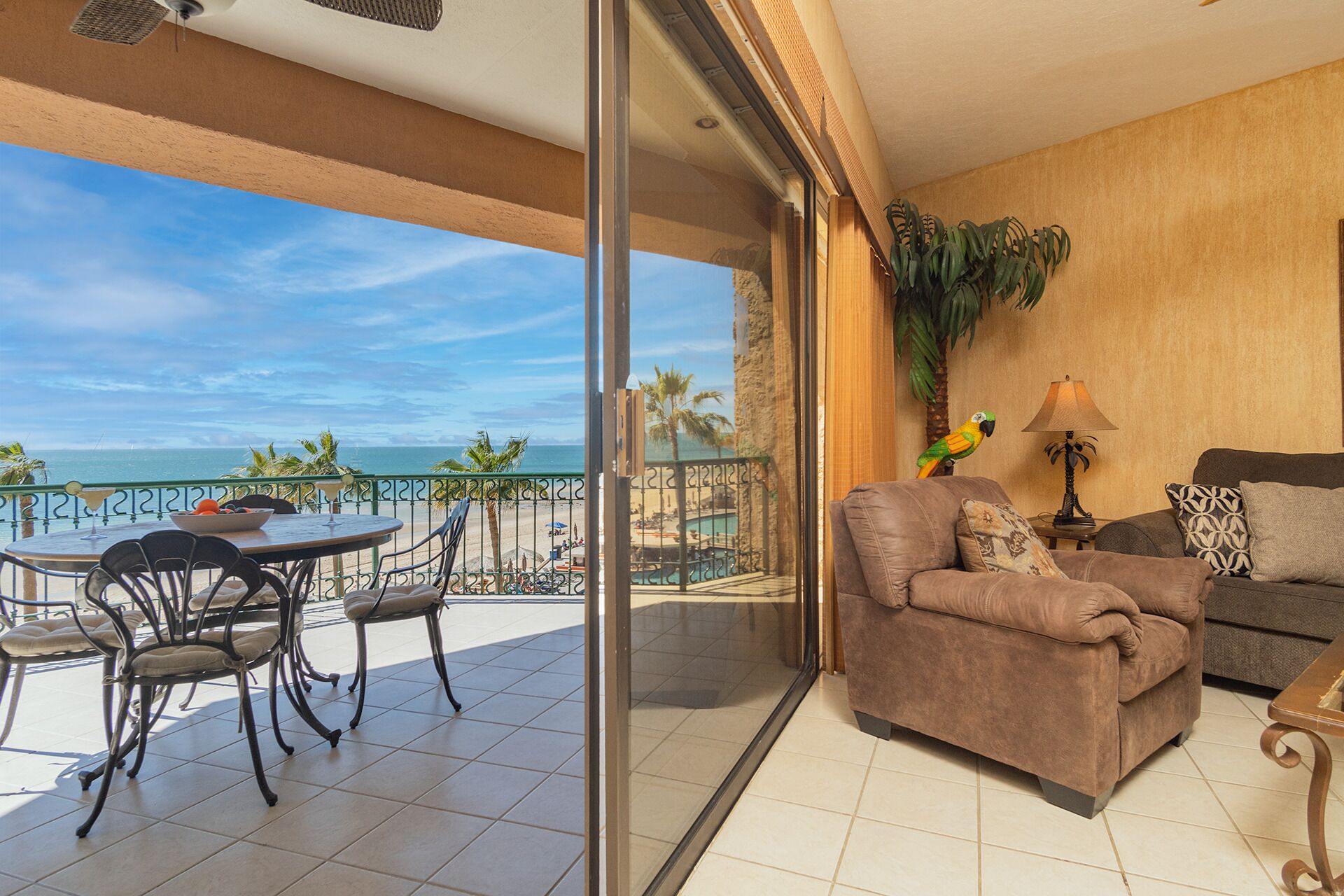 Vue depuis l’hébergement