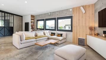 Télévision, cheminée