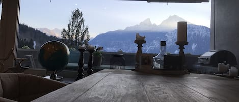 Esstisch mit Ausblick...