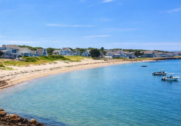 Beach nearby, sun loungers, beach towels