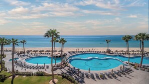 A heated pool - Sonoran Sea E-412 The Sea Spray Refuge Corner Oceanfront Condo (Puerto Peñasco)