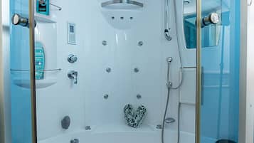 Baignoire, sĂšche-cheveux, serviettes fournies, papier toilette
