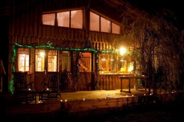 Terrace/patio - HOUSE WITH SPIRIT CABIN BETWEEN LAKES AND OCEAN (Biscarrosse)