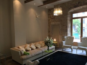 TV, DVD player, stereo