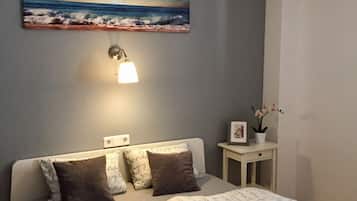 1 bedroom, iron/ironing board, travel crib, free WiFi