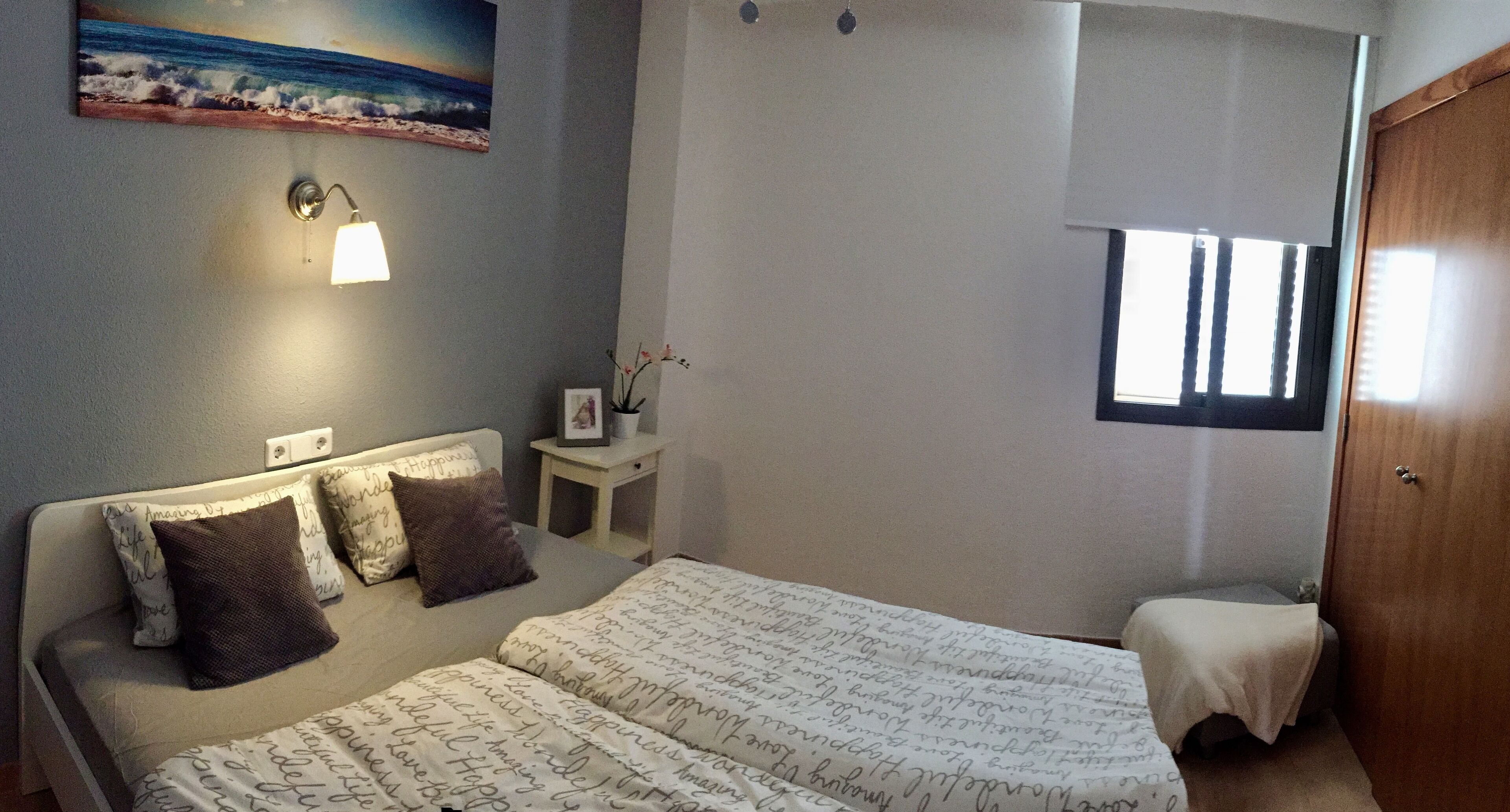 1 bedroom, iron/ironing board, travel crib, WiFi (free)