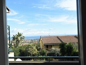 Blick von der Unterkunft