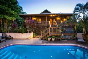 Outdoor pool - HGTV-Tropical Island Pool Home with Casita & 400 Foot Dock (Roatan Island)