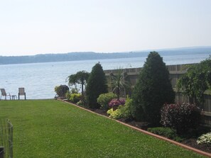 Property grounds - Beautiful log sided, on Owasco Lake w/ private beach, entrance and parking. (Auburn)