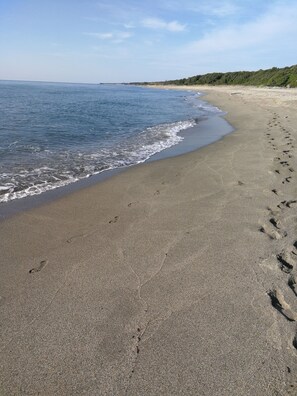 Aan het strand