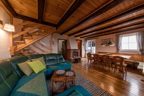 TV, fireplace, DVD player, foosball - Cosy Hill Home Rucman With a Breathtaking View (Zgornja Pohanca)