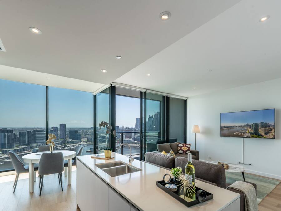 Top Floor 2 BR / 2 Lvls - Sub Penthouse | Private kitchen | Full-size fridge, microwave, oven, stovetop