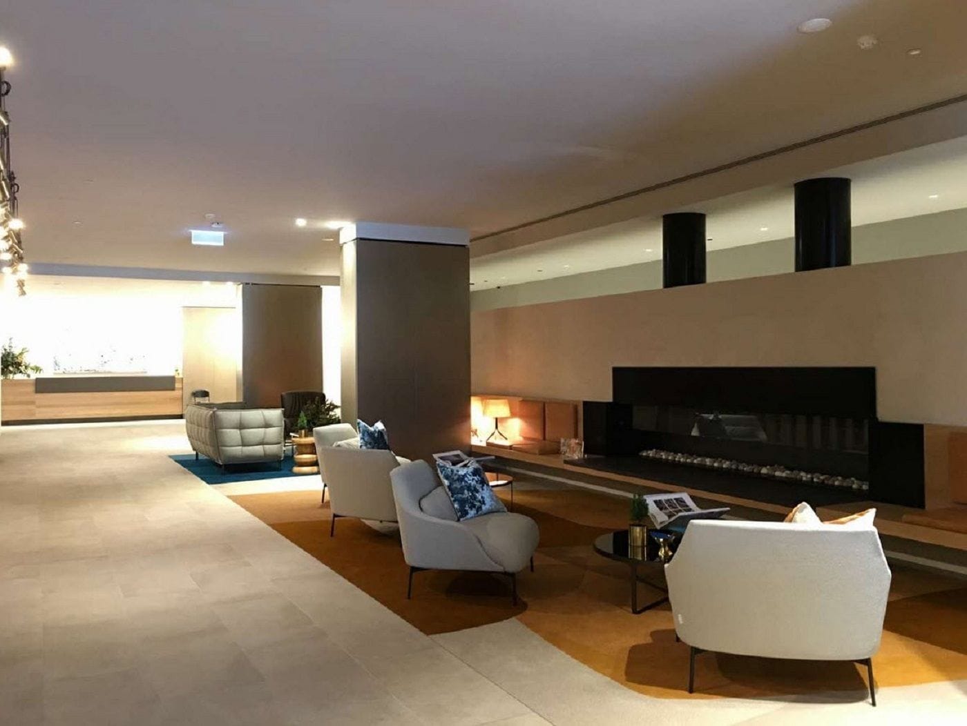 Lobby sitting area