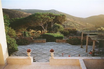 View of Atlantic Ocean and hills from master bedroom