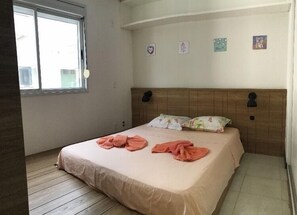 2 makuuhuonetta, vuodevaatteet