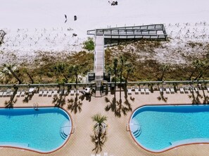 Et oppvarmet basseng