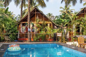 Free WiFi, bed sheets - Simrose Resort South End of Agonda Beach (Canacona)