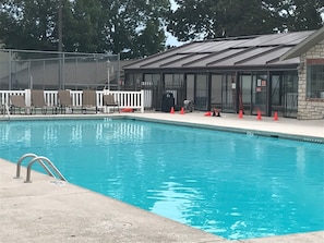 Indoor pool, outdoor pool