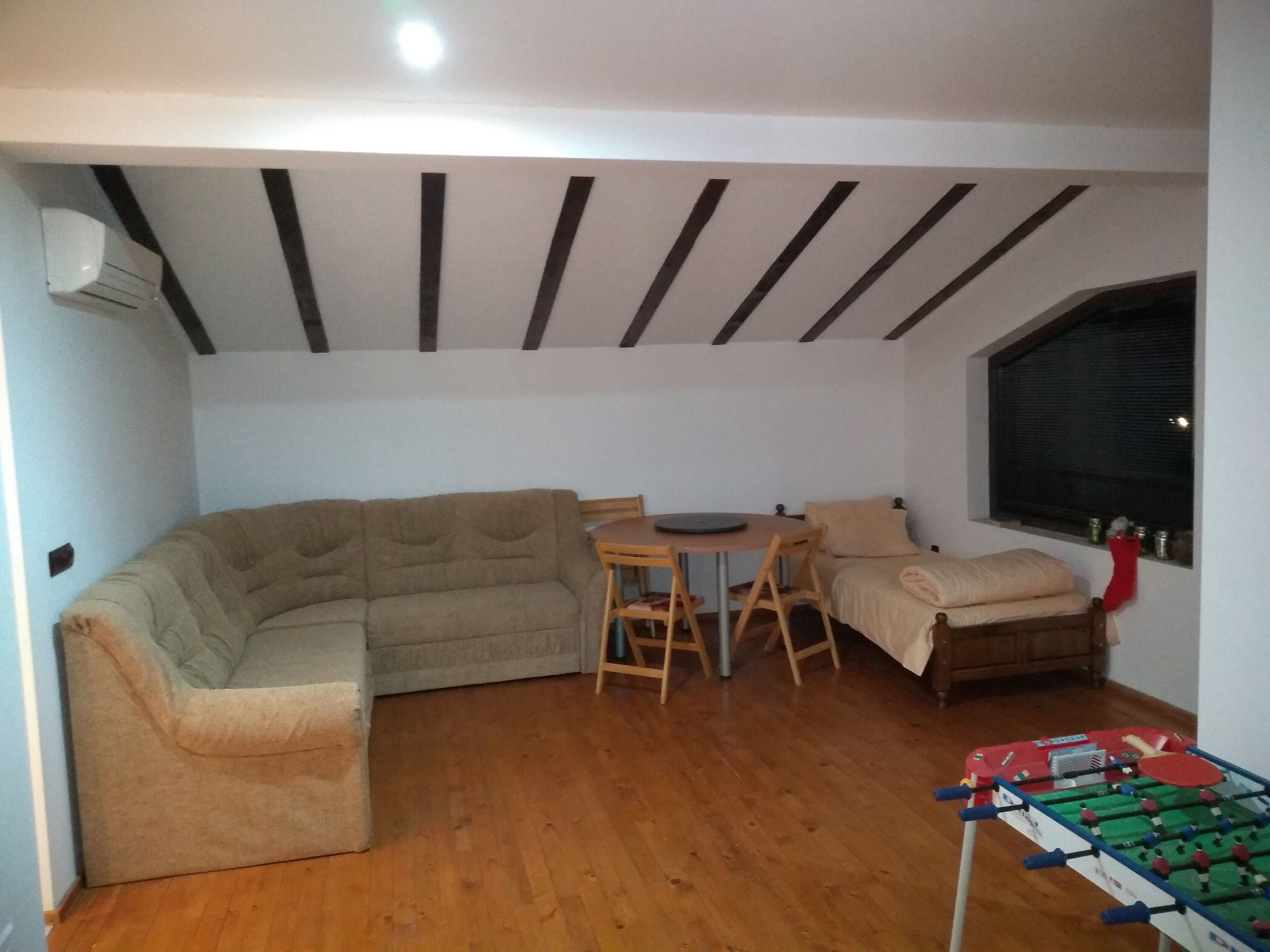 Villa, Mountain View | Living area | TV, fireplace