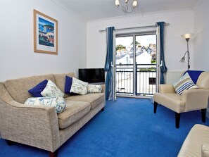 Living area - A 4-Star luxury apartment situated over three floors. (Brixham)