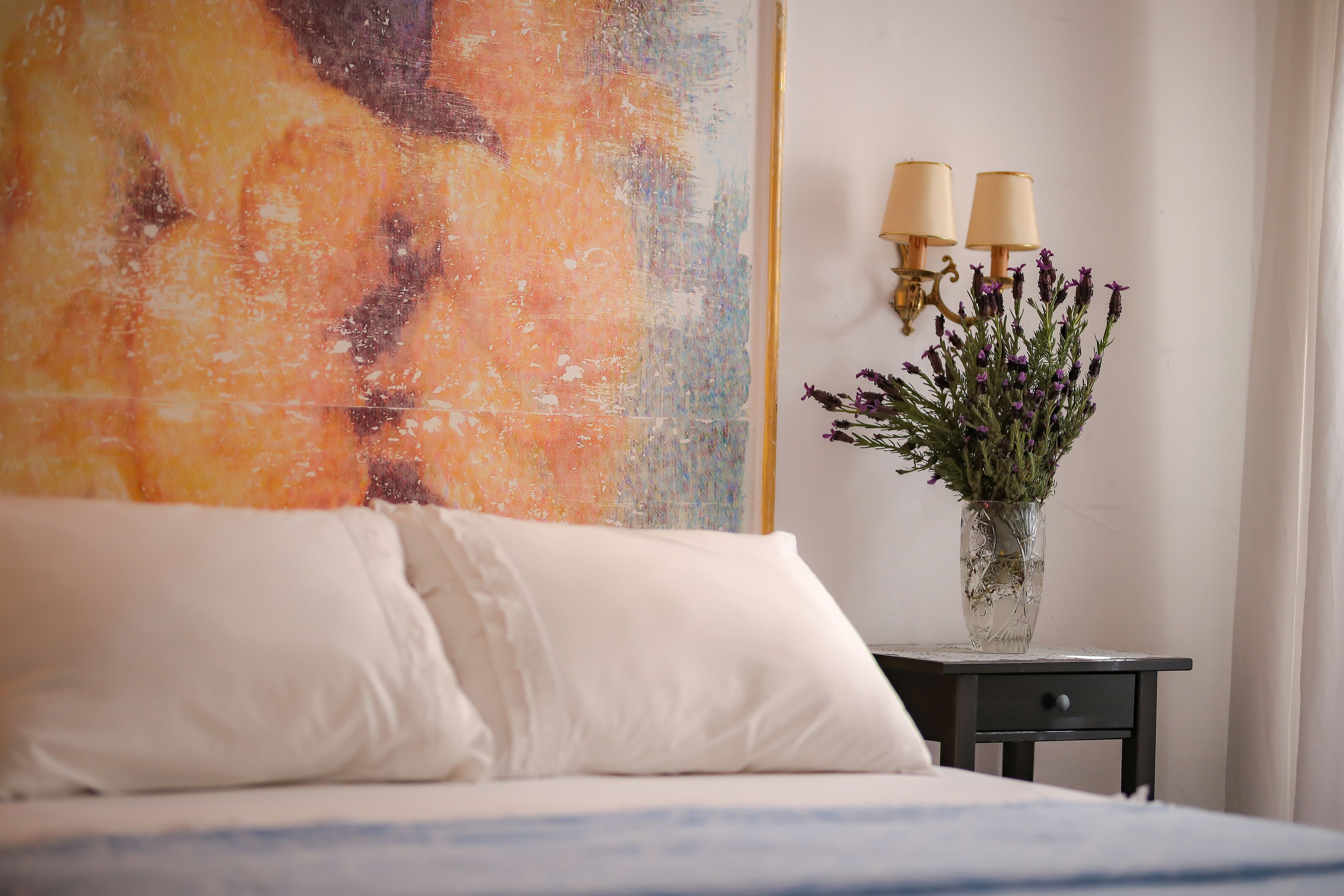 soundproofing, iron/ironing board, free wifi, bed sheets