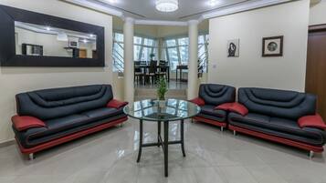 Deluxe Room, 1 Large Twin Bed, Non Smoking, Sea View | Living area | LED TV