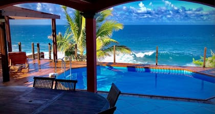 FRONT de MER, Villa de Standing, Ă 20 m de lâOcĂ©an, piscine, Saint-Pierre -