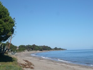 En la playa 