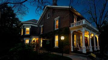 Front of property – evening/night