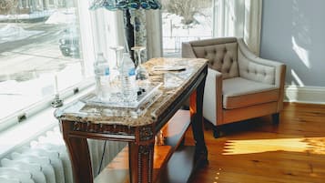 Premium bedding, memory-foam beds, individually decorated