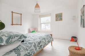 2 bedrooms, iron/ironing board, travel crib, free WiFi