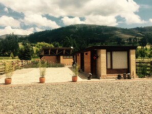 Façana frontal de l'allotjament