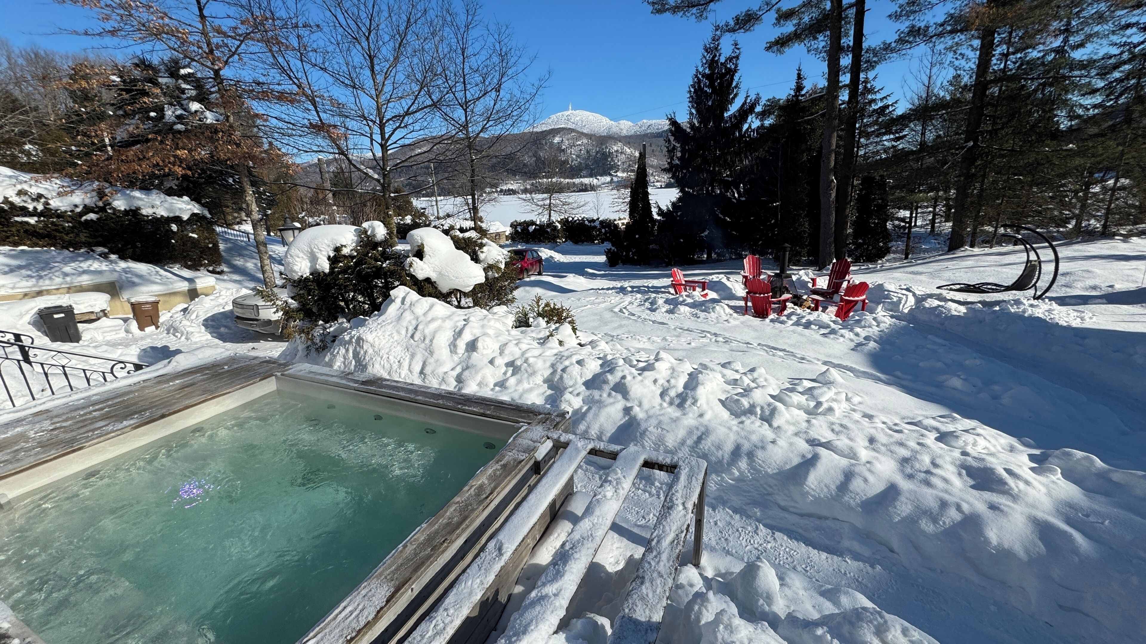 Bain à remous extérieur