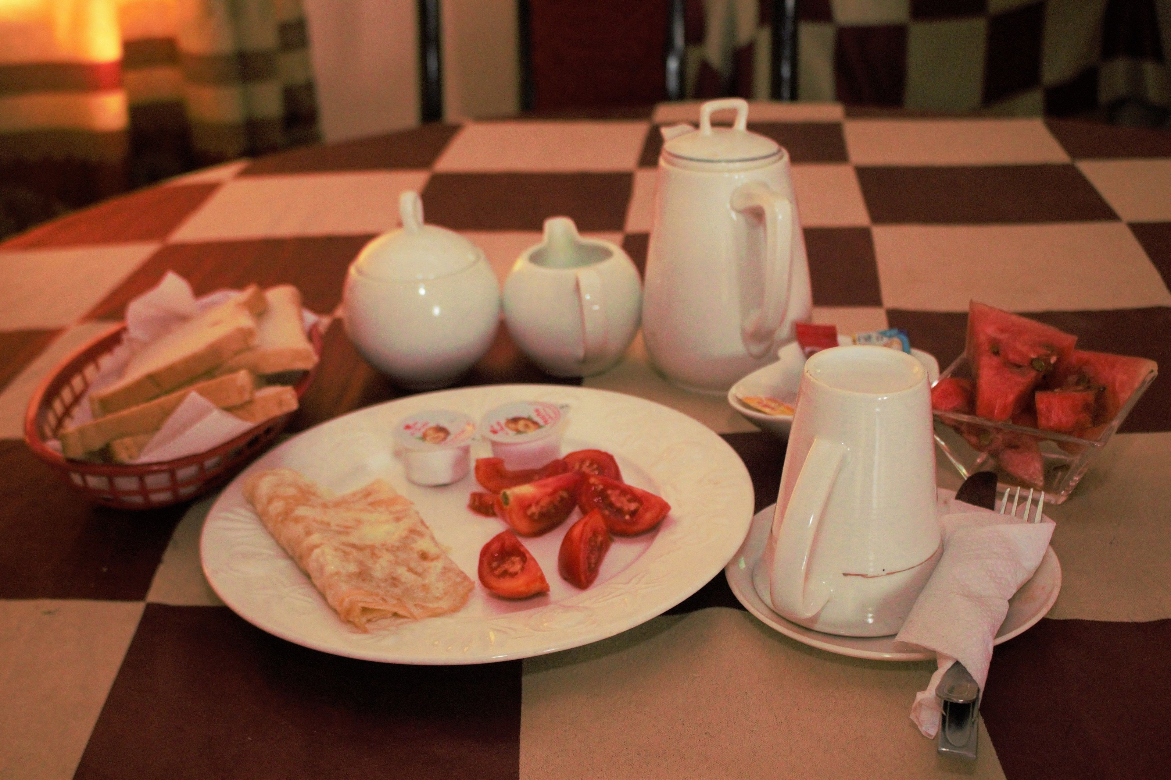 daily continental breakfast for a fee