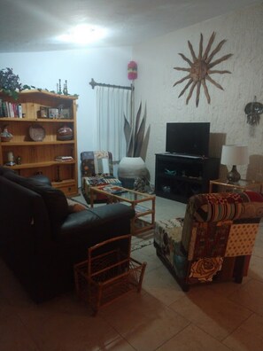 TV, fireplace, books - Mexican Escape, Golf, swim and relax (San Nicolas Ibarra)