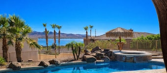 Lakeview Lodge – Lake View Pool Home w/ Spa, BBQ & Fire Pit - Havasu