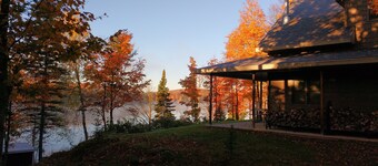 Beautiful newer home on the sunny side of peaceful Camp Lake in Iron River