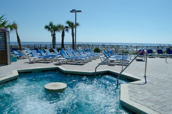 Indoor pool, outdoor pool - Directly Oceanfront Suite at Family Resort + Official On-Site Rental Privileges (Myrtle Beach)